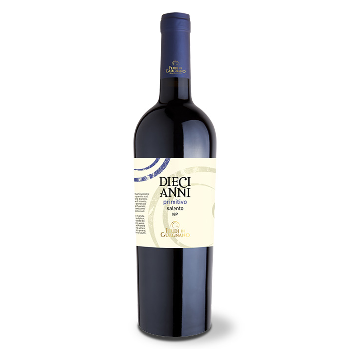 DIECI ANNI PRIMITIVO SALENTO I.G.T. 2021